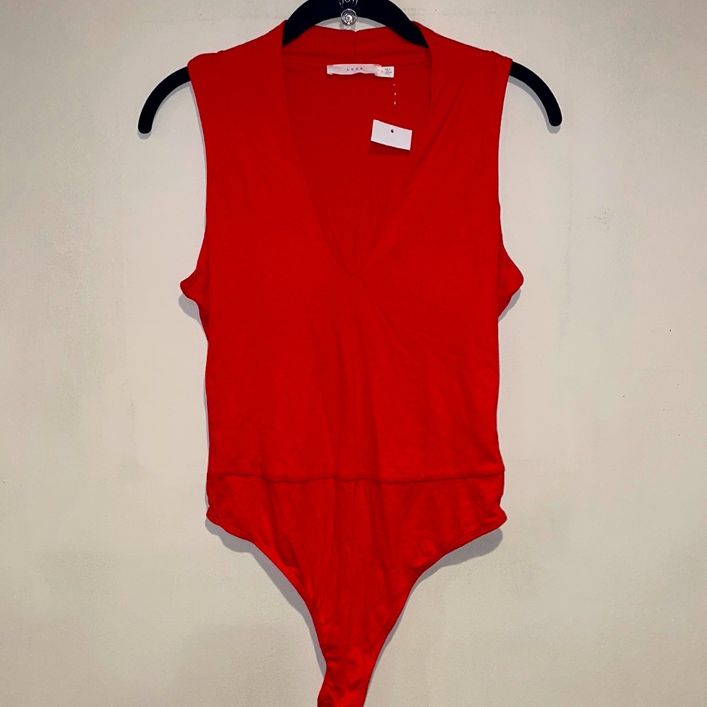 Lush Coral Bodysuit Small NWT